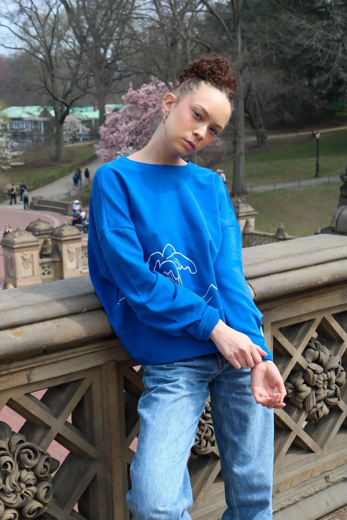 Ride your Wave Painted Sweatshirt - Rebelle Theory
