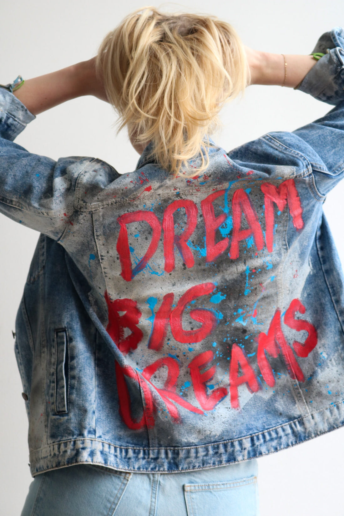 hand painted jean jackets for women 