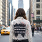‘Power of Love’ painted jacket Rebelle Theory