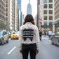 ‘Power of Love’ painted jacket Rebelle Theory