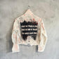 ‘Power of Love’ painted jacket Rebelle Theory