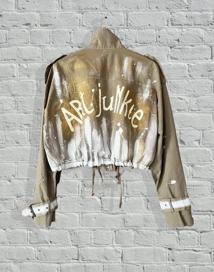 ART JUNKIE Painted Military Jacket - Rebelle Theory