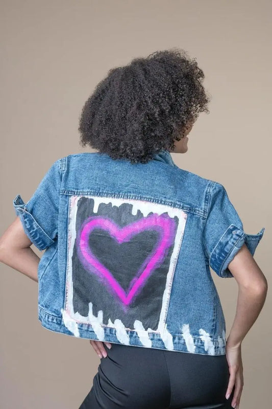 ARTISTs HEART Denim Jacket - Rebelle Theory