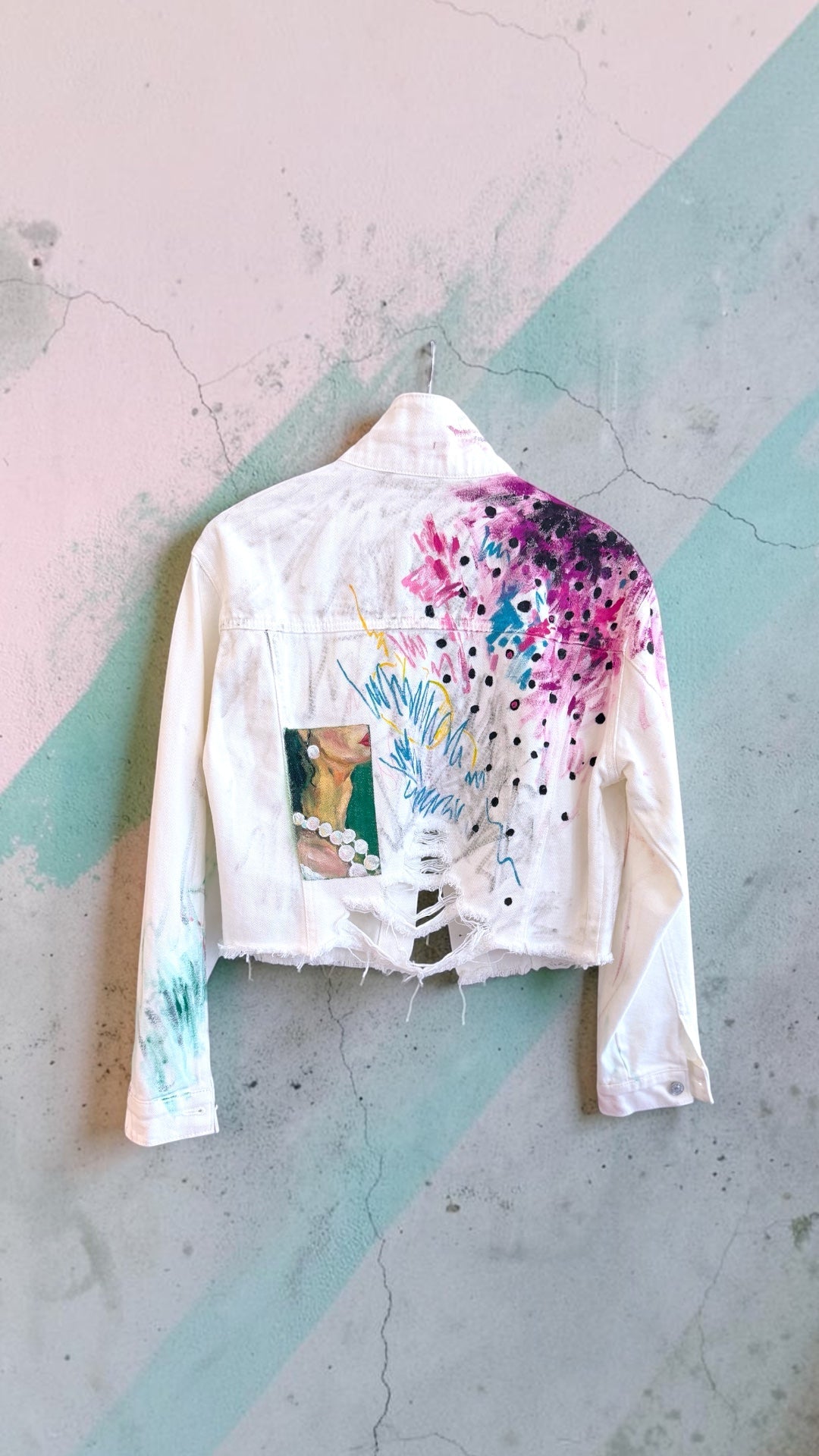 ‘Lady with beads’ jacket Rebelle Theory
