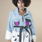 DARK LIPS Painted Denim Shirt - Rebelle Theory