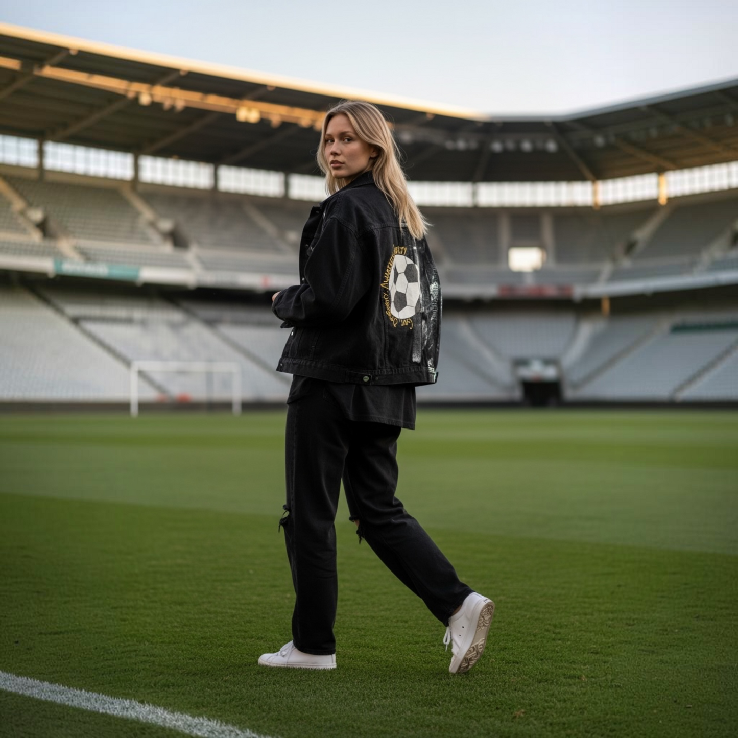 SOCCER LOVER Painted Jacket Rebelle Theory