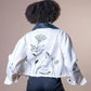 FLOWER POWER Hand Painted Jacket - Rebelle Theory