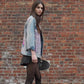 FREEDOM IS DOPE Painted Jean Jacket - Rebelle Theory
