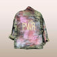 GIRL POWER Painted Military Jacket - Rebelle Theory
