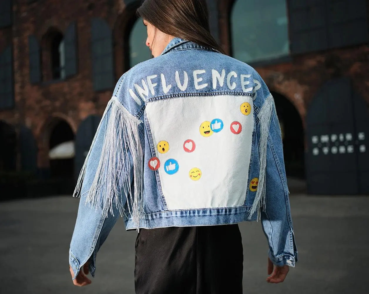 Elevate Your Style Quotient with the INFLUENCER Painted Jacket-Hand ...