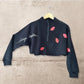'KISSES' Painted Sweatshirt Rebelle Theory