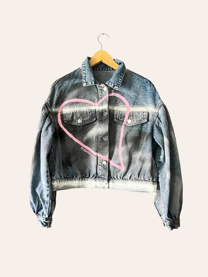 LOVE YOU Painted Jacket - Rebelle Theory