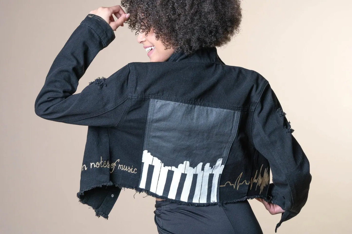 MUSIC LOVER Painted Jacket - Rebelle Theory