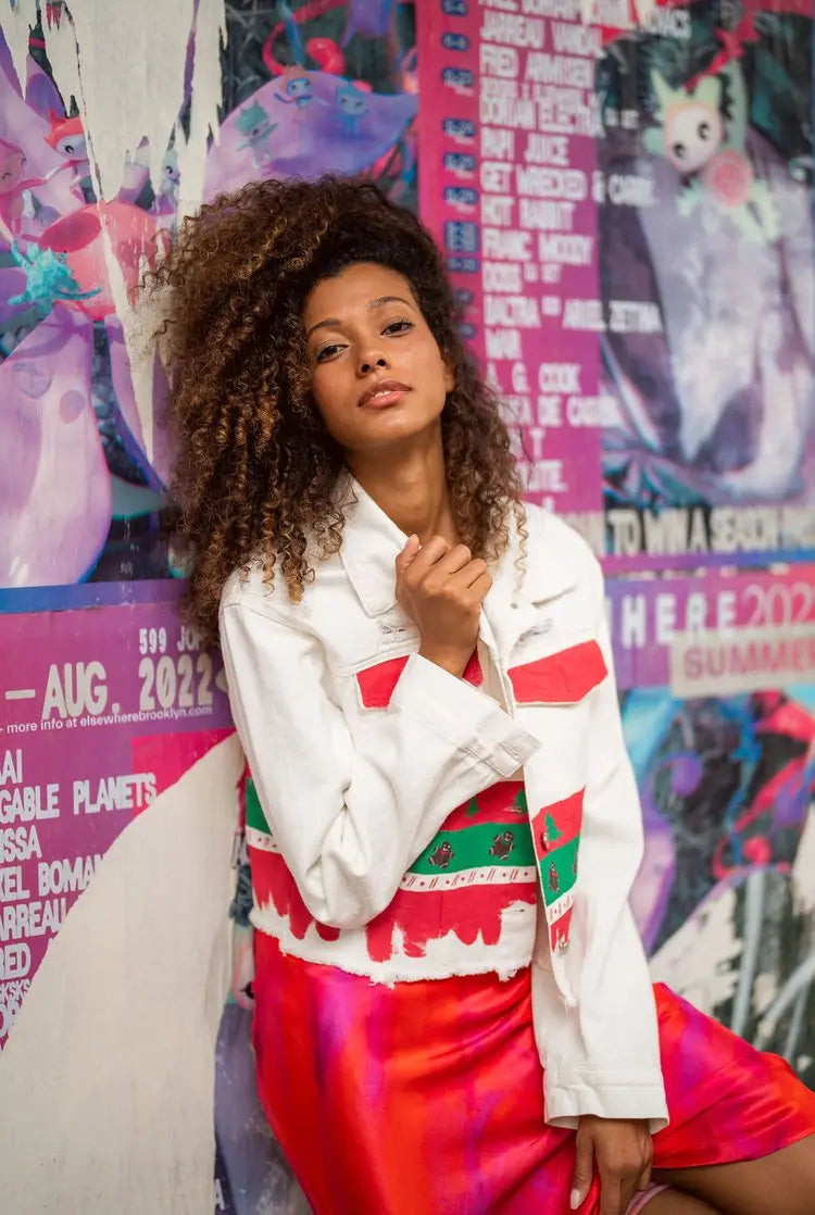 'MY CHRISTMAS' Denim Jacket Rebelle Theory
