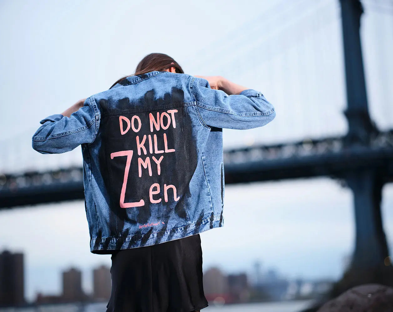 MY ZEN Painted Jacket - Rebelle Theory