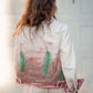 PEACOCK FEATHERS Painted Jacket - Rebelle Theory