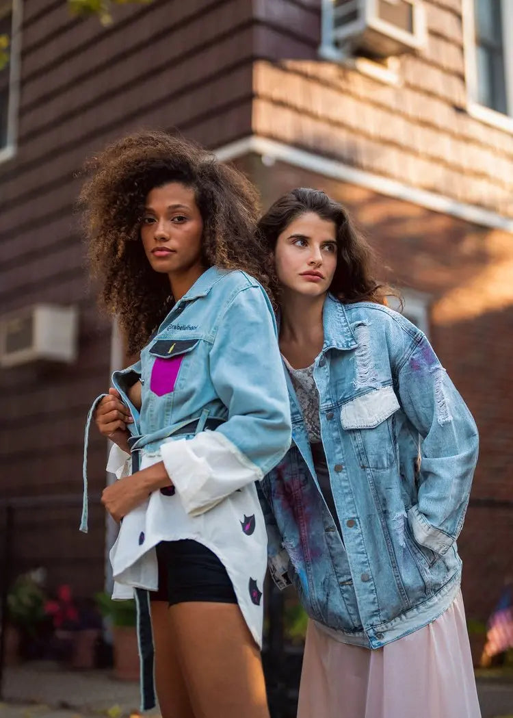 'POWER OF NOW' Denim Jacket - Rebelle Theory