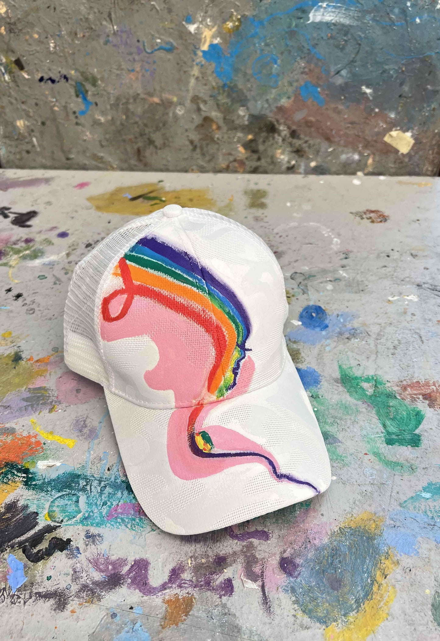 Pride Love Painted Cap - Rebelle Theory