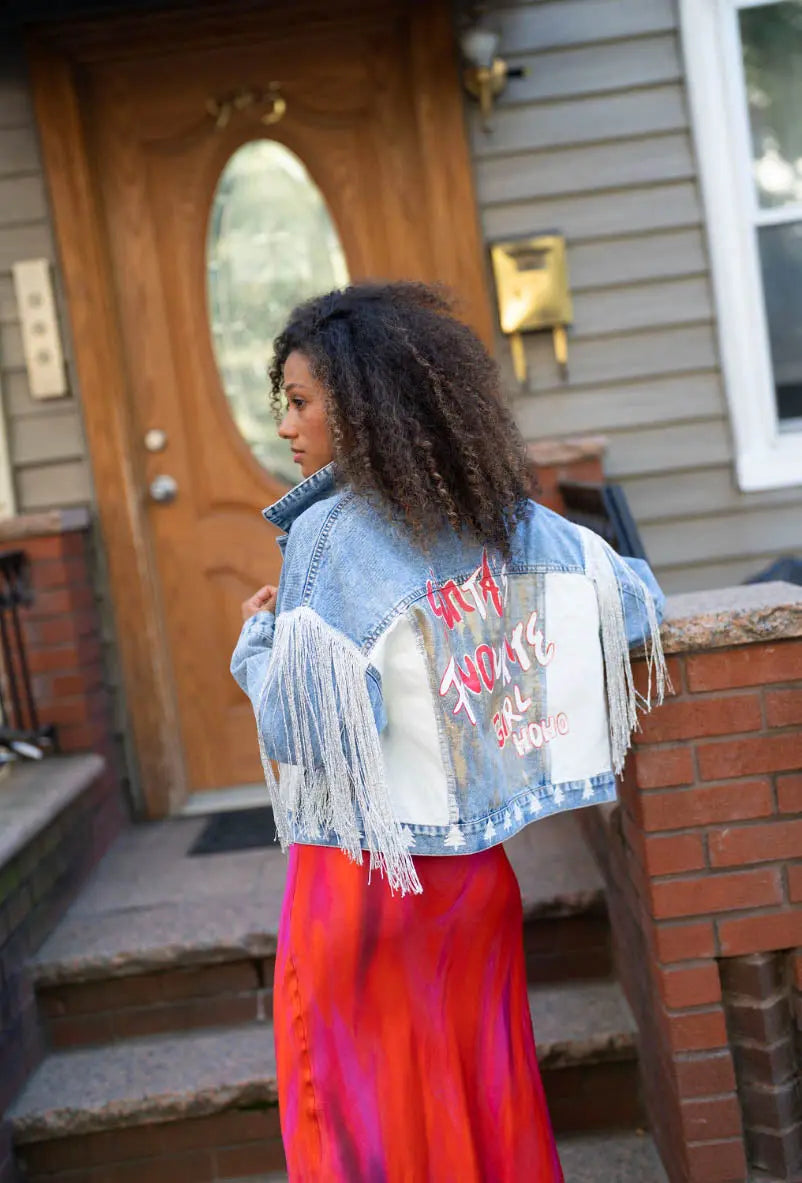 'SANTA's GIRL' Holiday Jacket Rebelle Theory