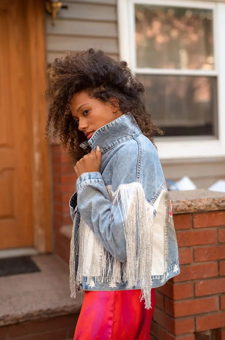 'SANTA's GIRL' Holiday Jacket Rebelle Theory