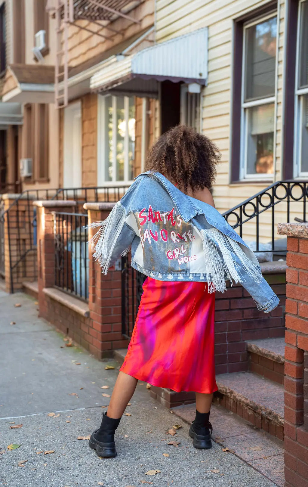 'SANTA's GIRL' Holiday Jacket Rebelle Theory