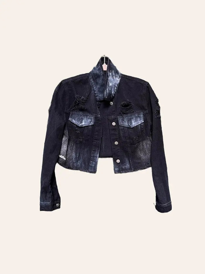 SKULL FACE Painted Jacket - Rebelle Theory
