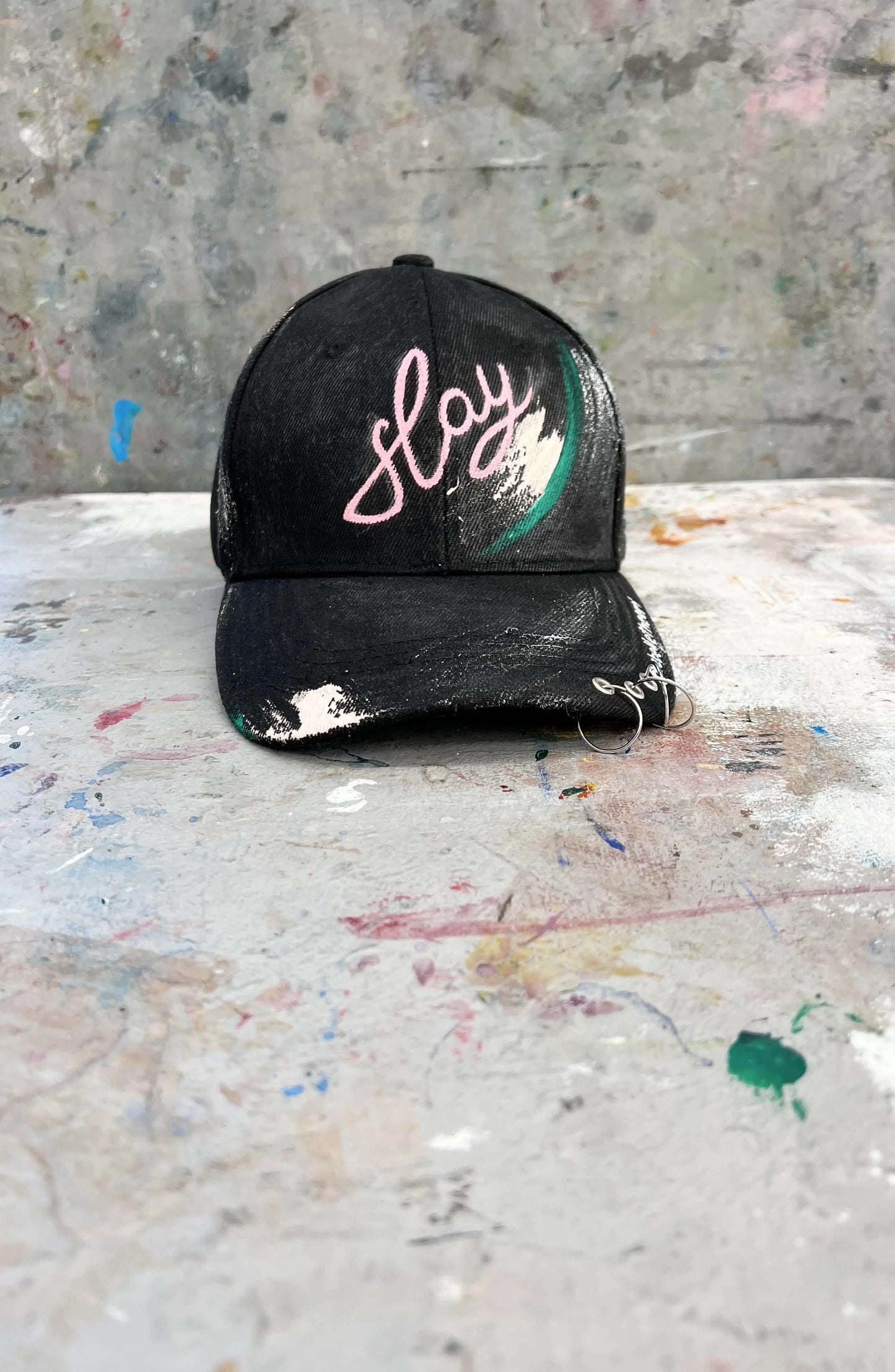 JUST SLAY Painted Cap - Rebelle Theory