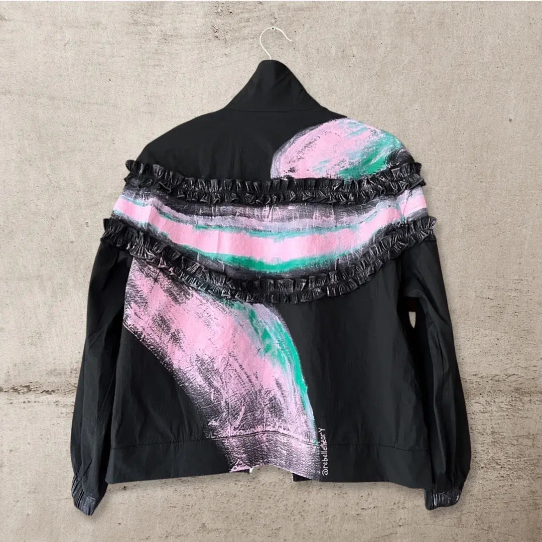 THE WAVE Painted Jacket - Rebelle Theory