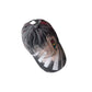 Gray cap with traffic lights painted on a white background